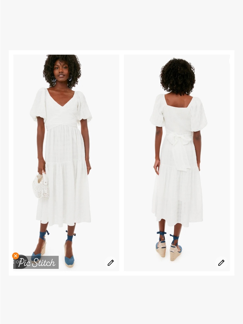 Tuckernuck White Sydney Midi Dress